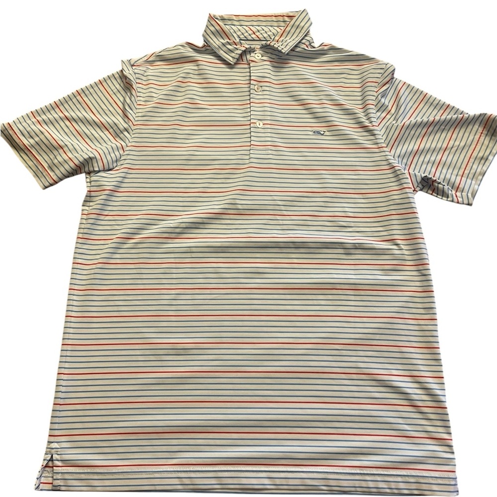 Vineyard Vines performance striped polo - M